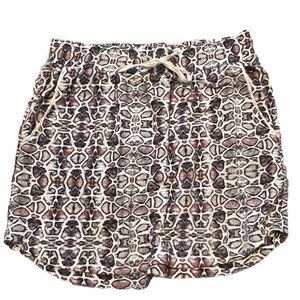 TOWNSEN Colorful Snake Print Pocketed Sweatshirt Skirt Like New! S